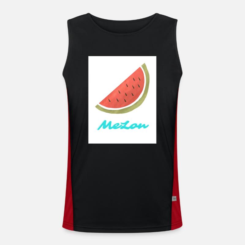 Melon Funktionelles Kontrast-Tank Top für Männer 