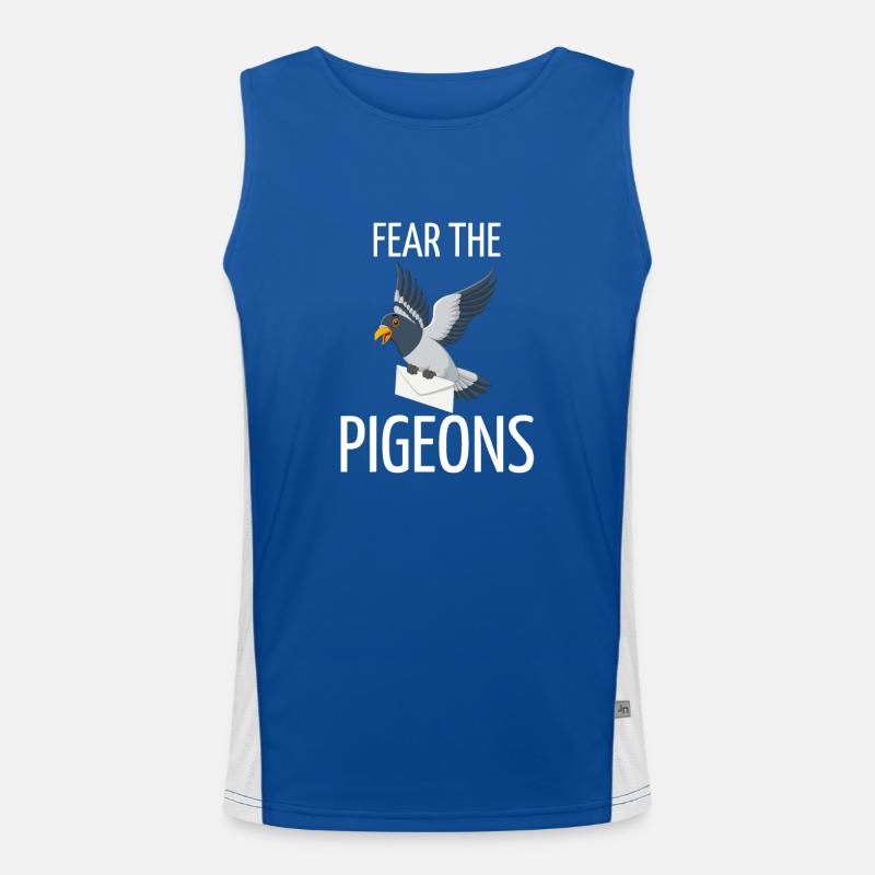 Taubenschlag Taubenzucht Vogel Geschenk Taube Funktionelles Kontrast-Tank Top für Männer 