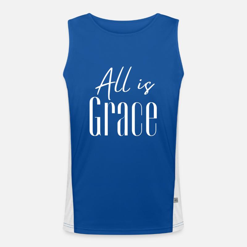 all is grace Débardeur respirant contrasté Homme 