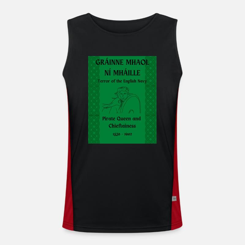 GRÁINNE MHAOL NÍ MHÁILLE Men's Functional Contrast Tank Top 