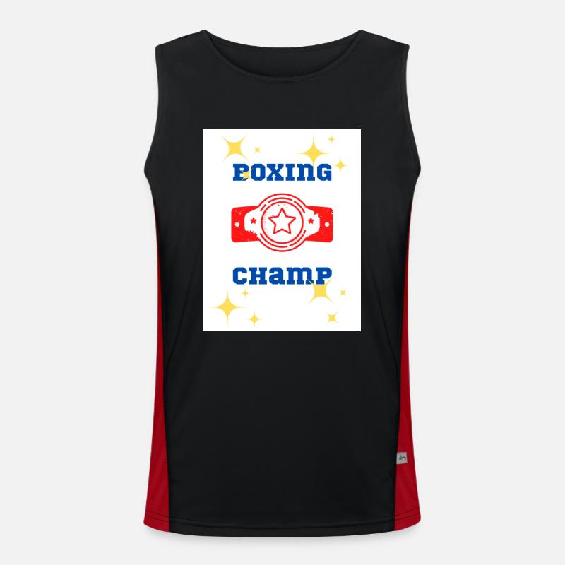 Champion de boxe Débardeur respirant contrasté Homme 