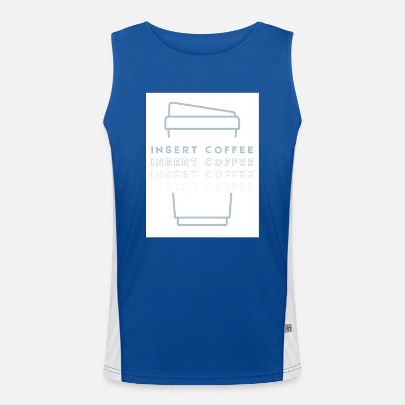 Insert Coffee Cup 2 LHBPHBBWT Funktionelles Kontrast-Tank Top für Männer 