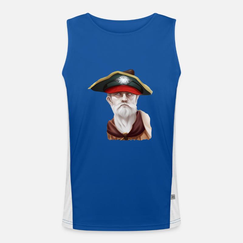 Captain Men's Functional Contrast Tank Top 