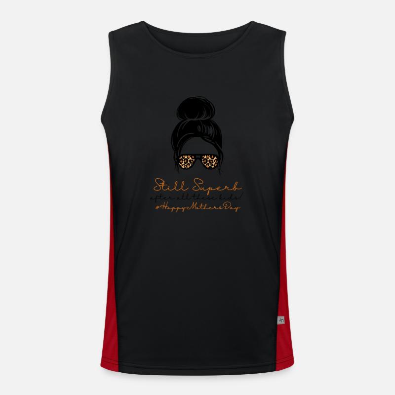 Immer noch hervorragend #HappyMothersDay (7) Funktionelles Kontrast-Tank Top für Männer 