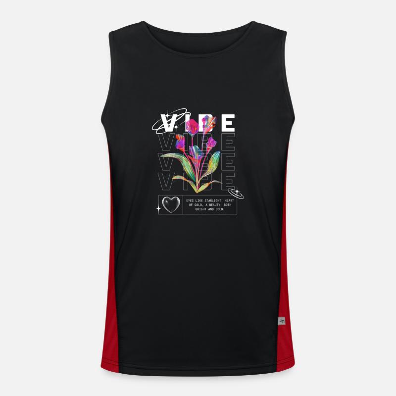Sie hat eine Stimmung Funktionelles Kontrast-Tank Top für Männer 