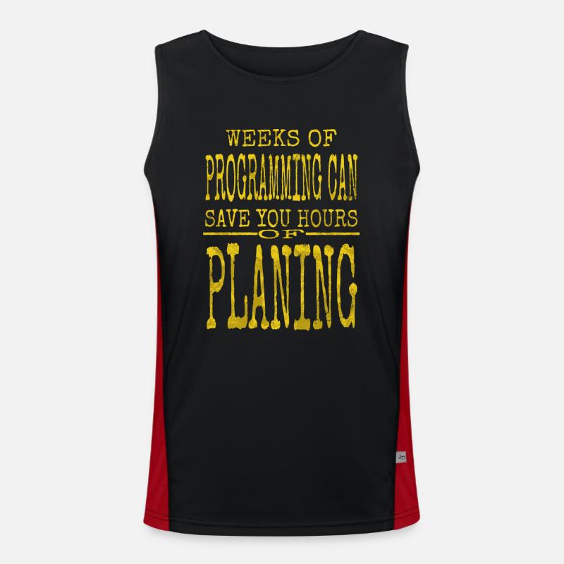health informatics specialist tshirts programming Funktionelles Kontrast-Tank Top für Männer 