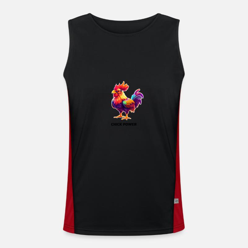 PUISSANCE CHICK Débardeur respirant contrasté Homme 
