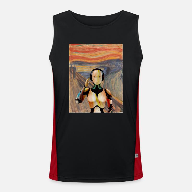 Edvard Munch Men's Functional Contrast Tank Top 