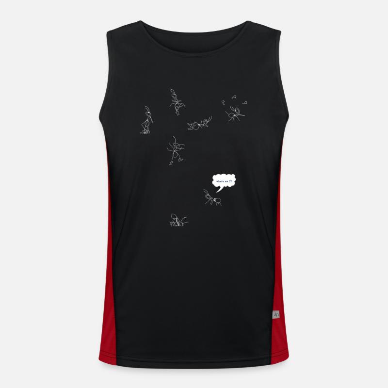Ameisen Funktionelles Kontrast-Tank Top für Männer 