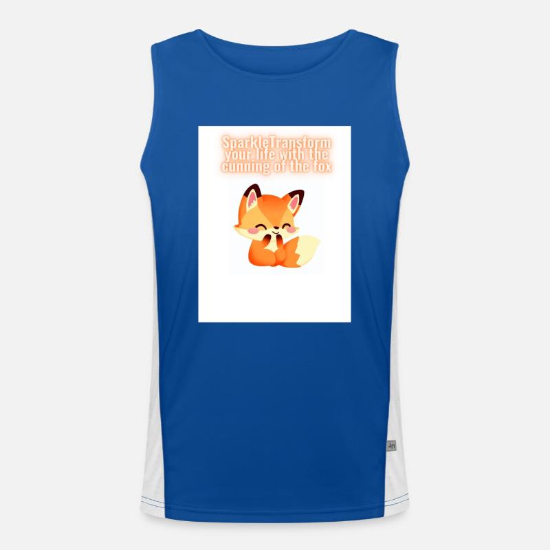 Funkelnde Transformation Funktionelles Kontrast-Tank Top für Männer 