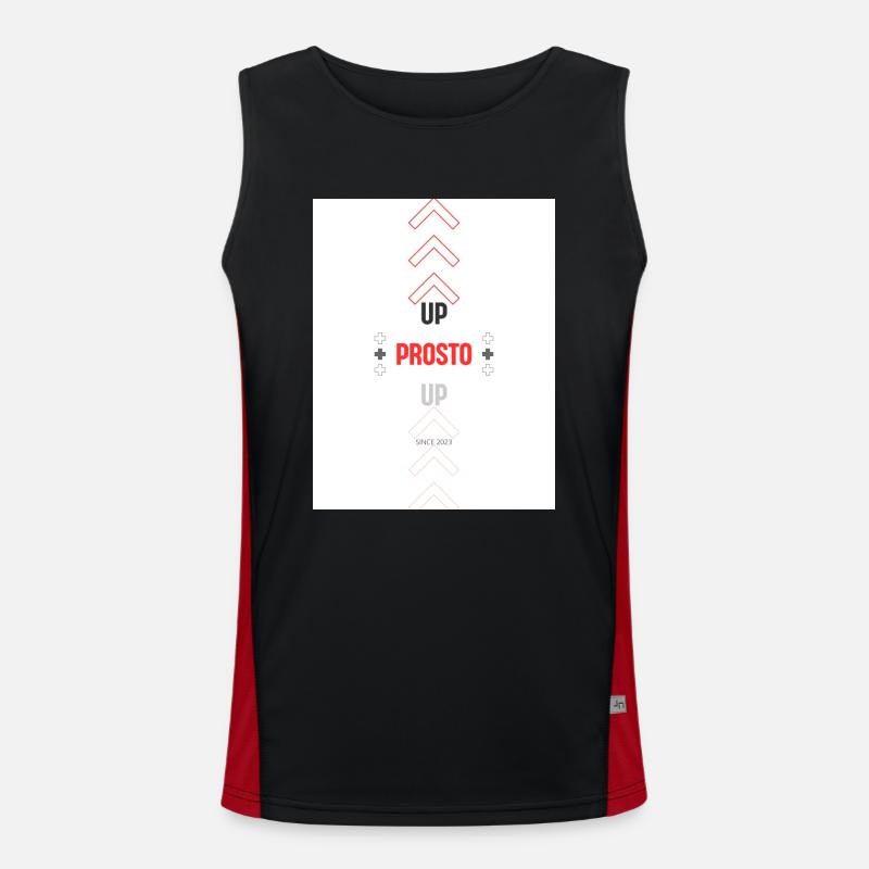 NACH OBEN 1 Funktionelles Kontrast-Tank Top für Männer 