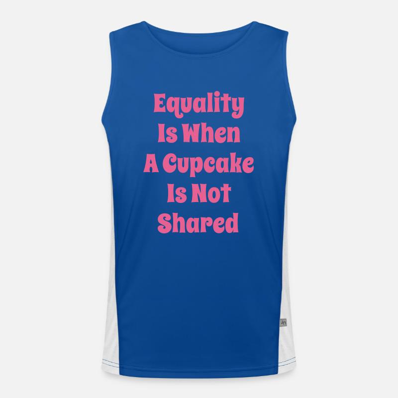 CupcakeEqualityPink Men's Functional Contrast Tank Top 