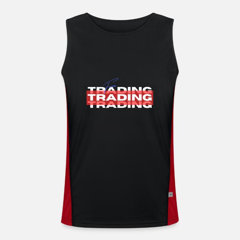 Trading Exchange Forex Trader Men's Functional Contrast Tank Top 