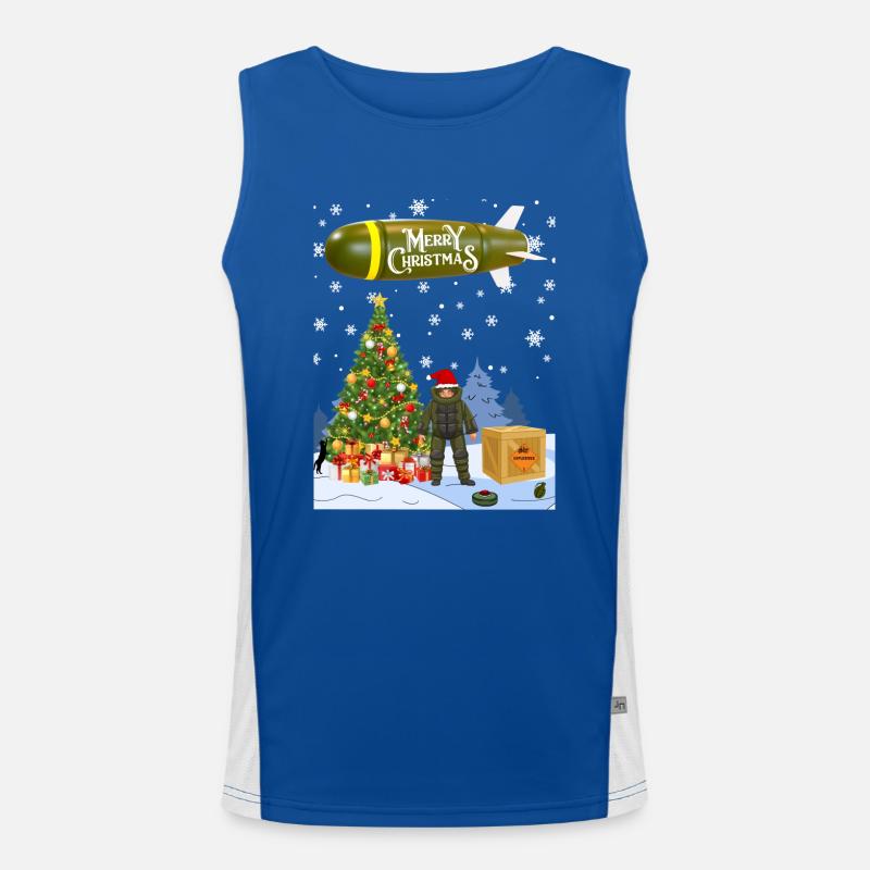 Noël EOD Débardeur respirant contrasté Homme 