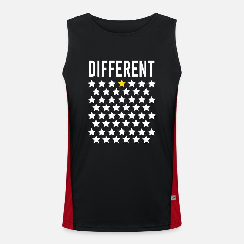Different Men's Functional Contrast Tank Top 