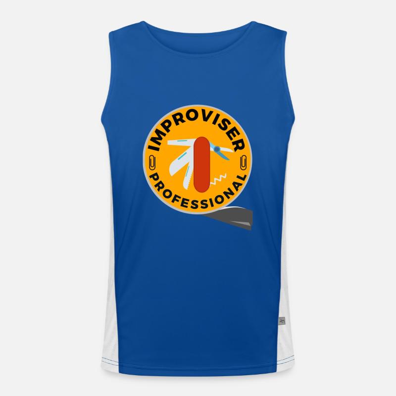 Improviser Professional Men's Functional Contrast Tank Top 