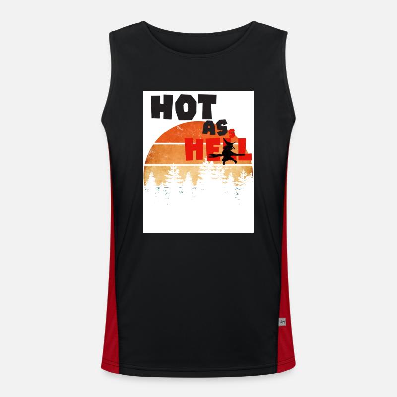 Hot as hell. Hot as hell. Men's Functional Contrast Tank Top 