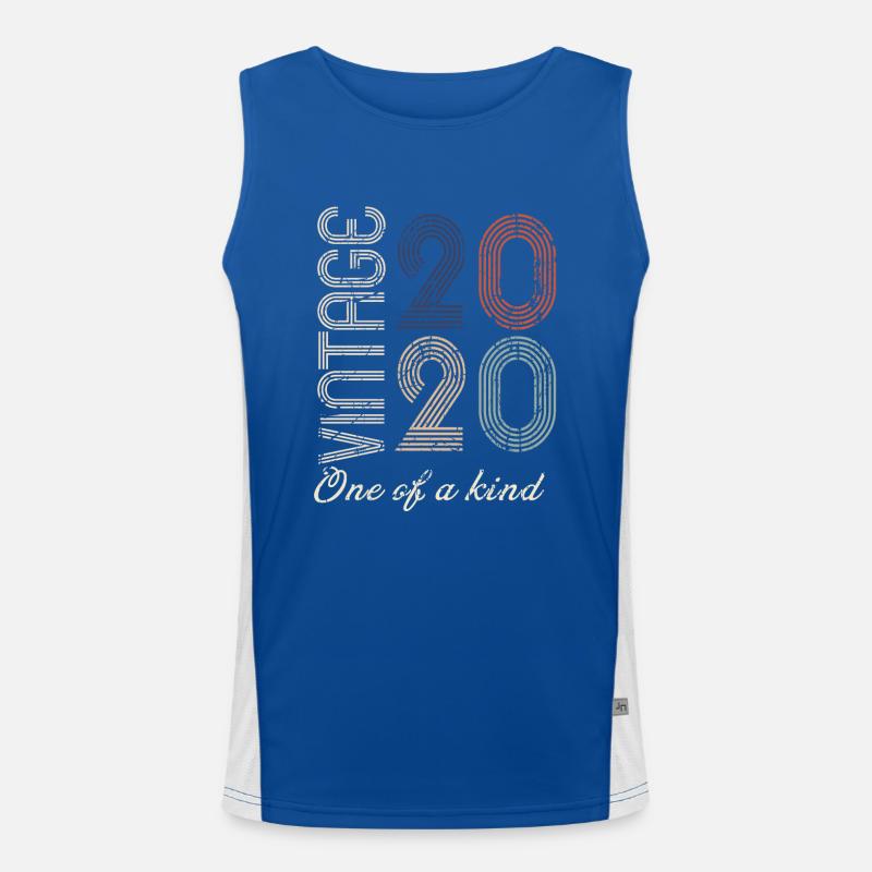 4e anniversaire 2020 - idée cadeau rétro Vintage Débardeur respirant contrasté Homme 