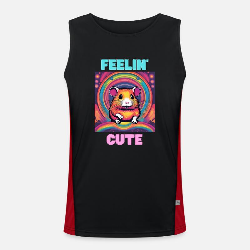 Se sentir mignon Débardeur respirant contrasté Homme 