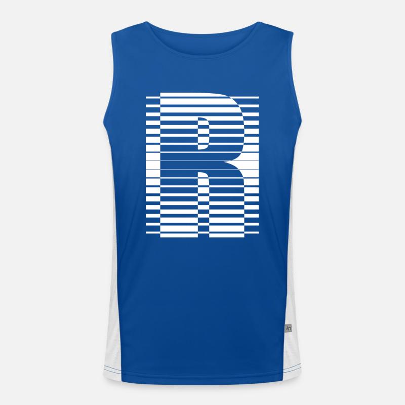 INITIAL R Men's Functional Contrast Tank Top 
