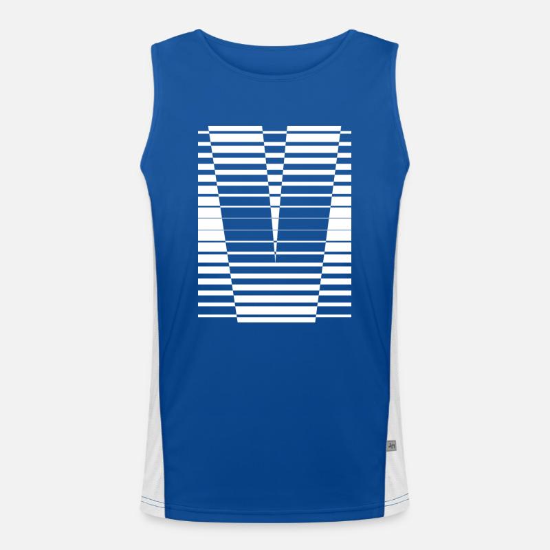 INITIAL V Men's Functional Contrast Tank Top 