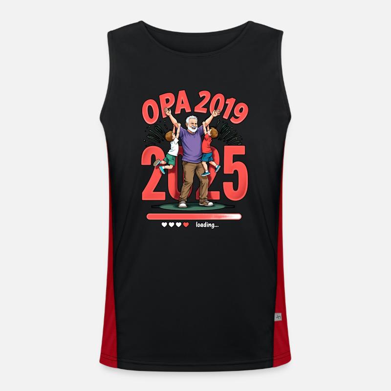 Opa Loading - 2019/2015 Funktionelles Kontrast-Tank Top für Männer 