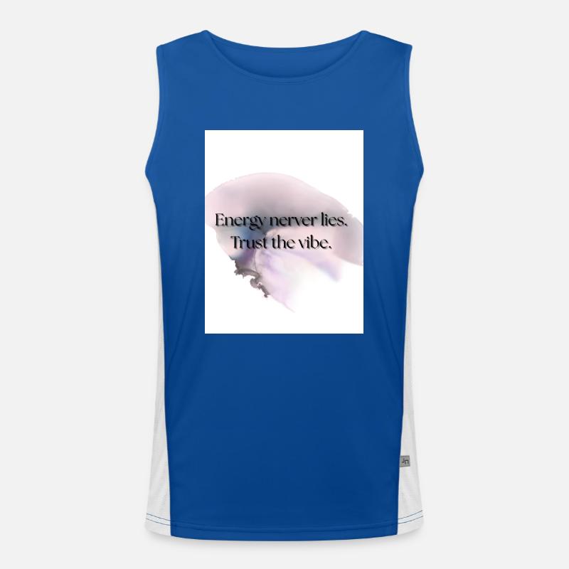 True Vibes Funktionelles Kontrast-Tank Top für Männer 