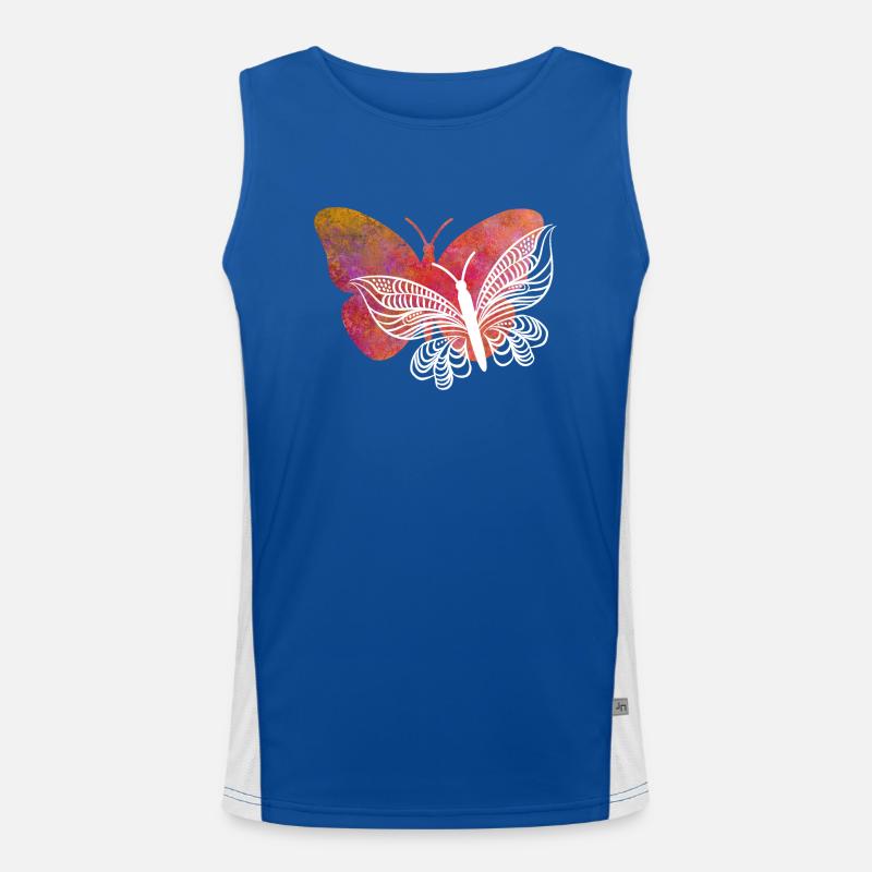 J’adore le papillon Débardeur respirant contrasté Homme 