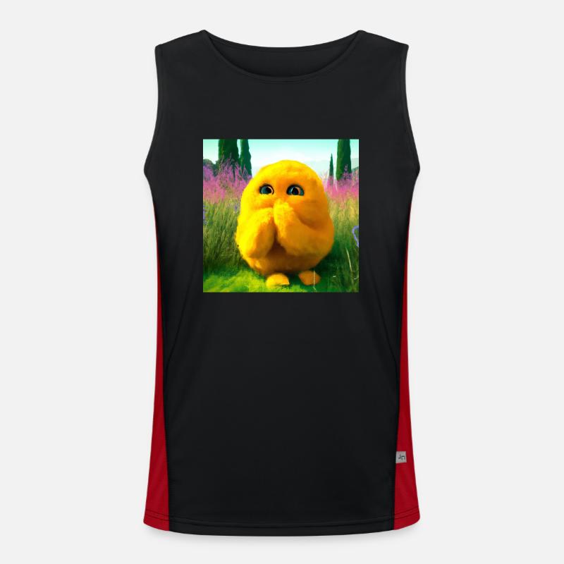 surprising cuddle Men's Functional Contrast Tank Top 