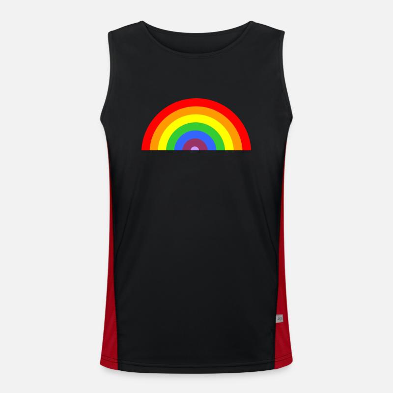 rainbow Débardeur respirant contrasté Homme 