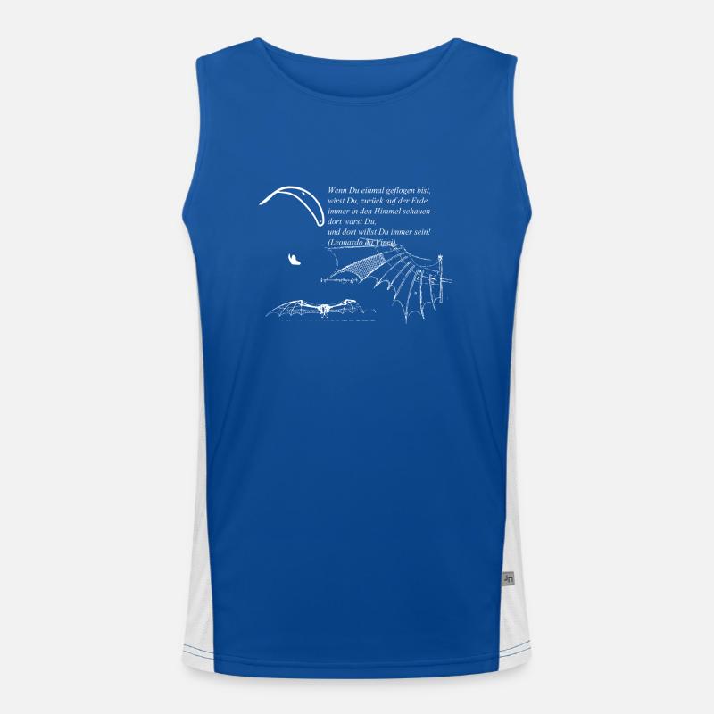 davinci n Funktionelles Kontrast-Tank Top für Männer 