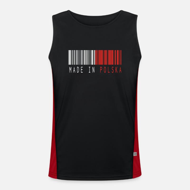 EN POLOGNE BARCODE MADE Débardeur respirant contrasté Homme 