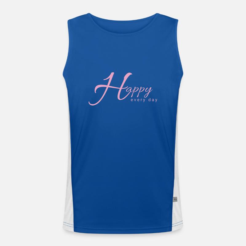 Happy Men's Functional Contrast Tank Top 