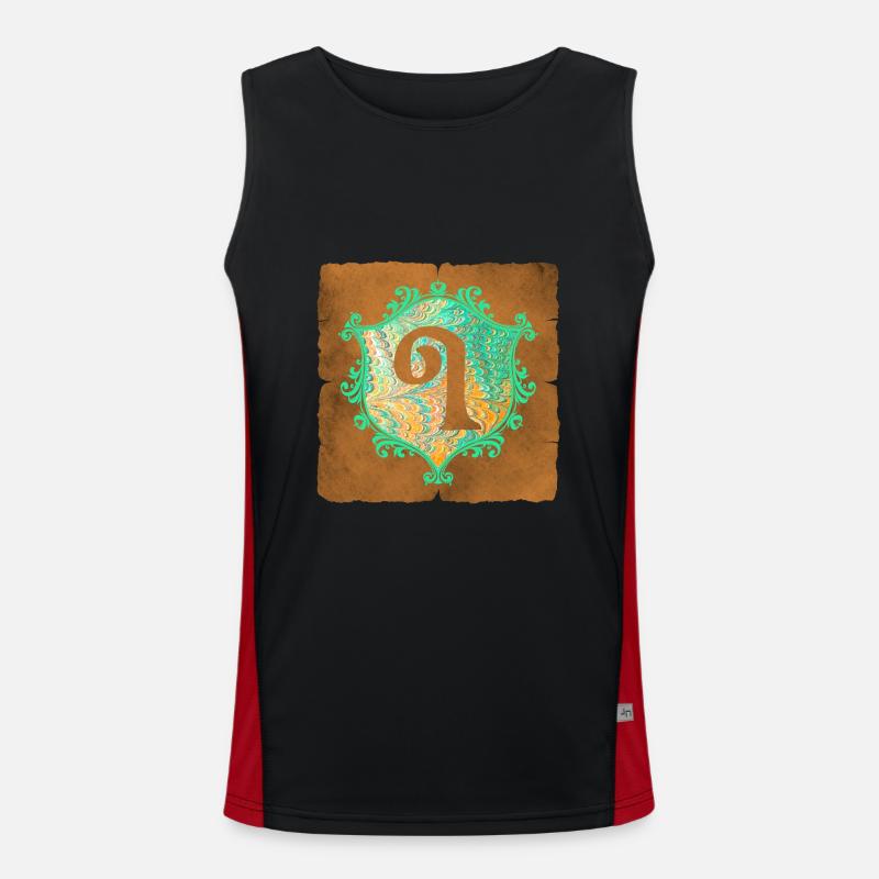 e 36 i Funktionelles Kontrast-Tank Top für Männer 
