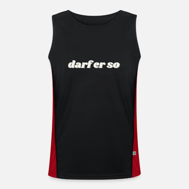 darf er so Funktionelles Kontrast-Tank Top für Männer 