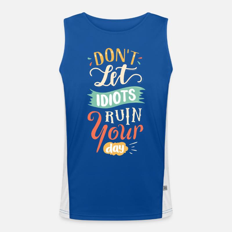 dont stop until you are proud Men's Functional Contrast Tank Top 