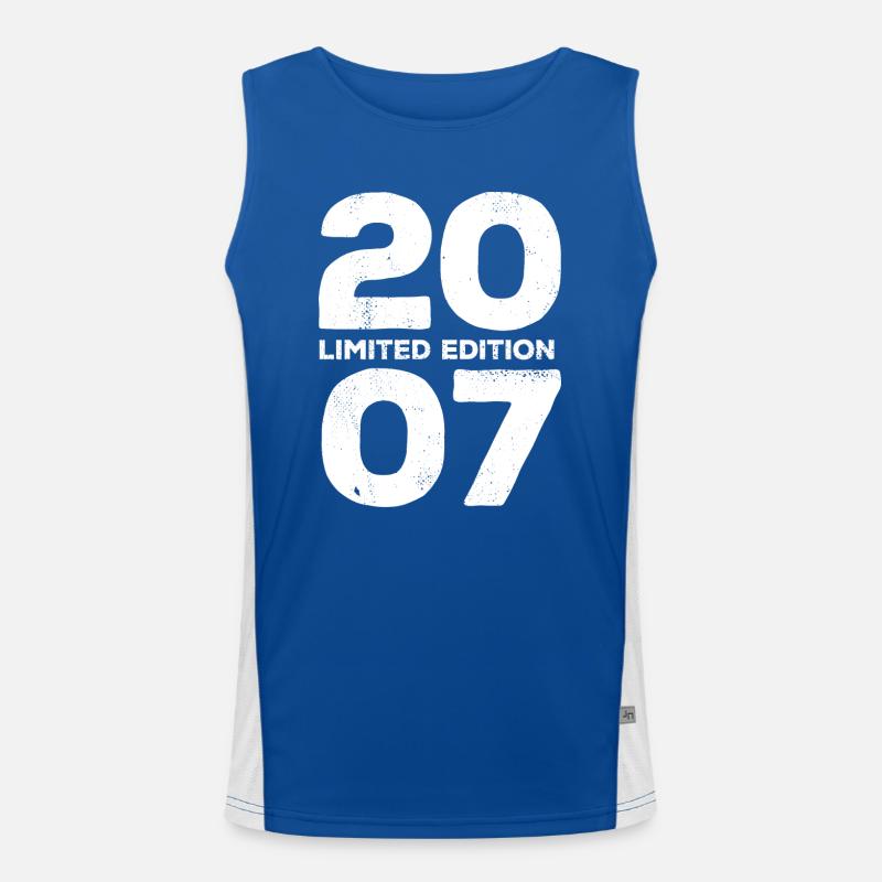 2007 Limited Edition - Geburtstag Geschenk Funktionelles Kontrast-Tank Top für Männer 