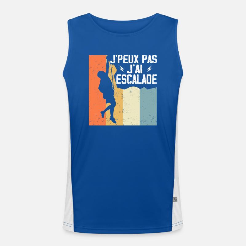 Je Peux Pas J'ai Escalade Débardeur respirant contrasté Homme 