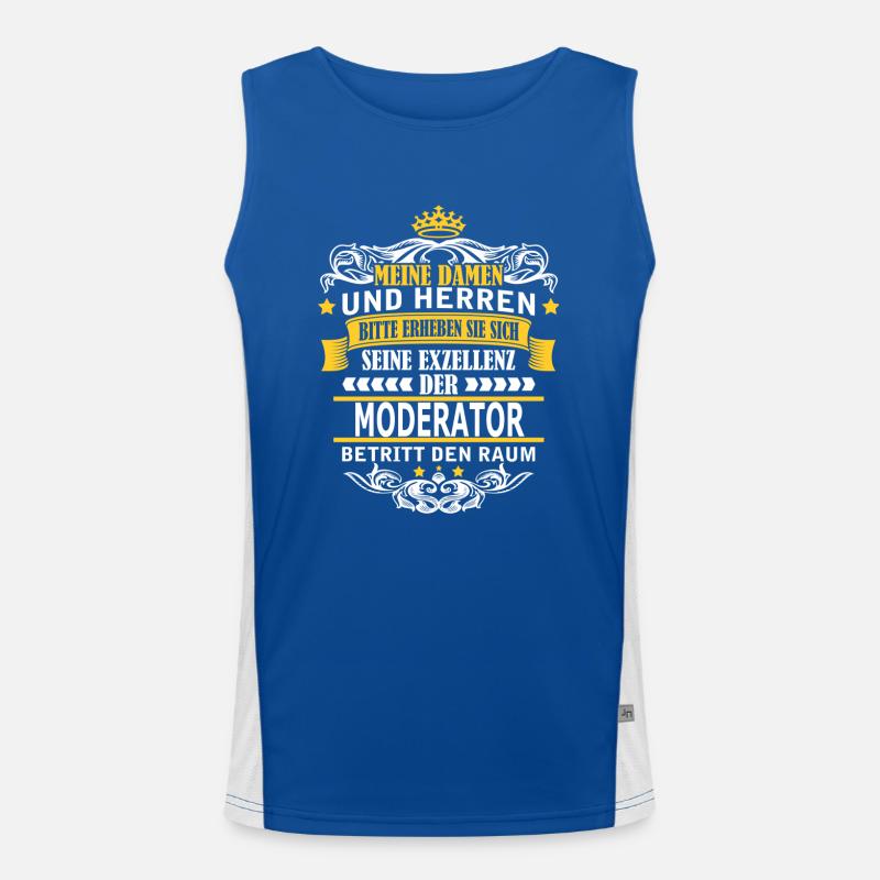 MODERATOR Funktionelles Kontrast-Tank Top für Männer 