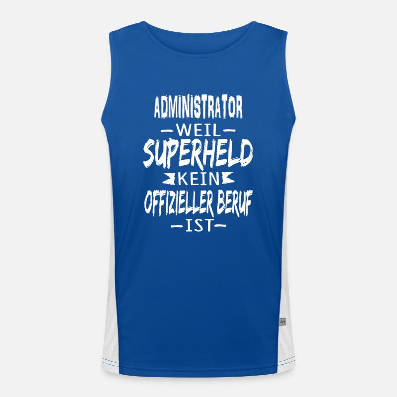 ADMINISTRATOR Funktionelles Kontrast-Tank Top für Männer 
