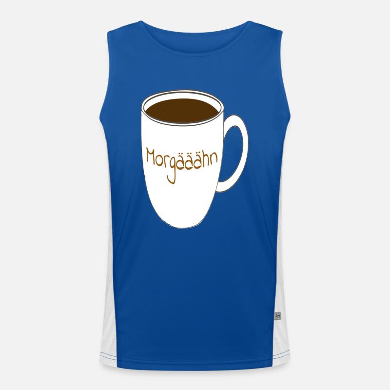 kaffeetasse Funktionelles Kontrast-Tank Top für Männer 