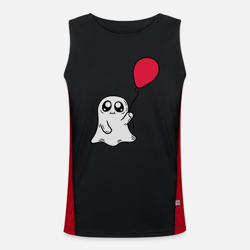 Süßer Geist hält Luftballon Funktionelles Kontrast-Tank Top für Männer 
