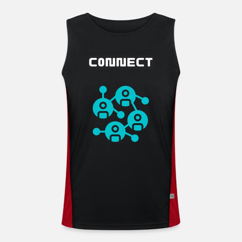 Internet Connect ensemble Débardeur respirant contrasté Homme 