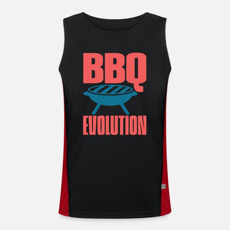 ÉVOLUTION DU BARBECUE Débardeur respirant contrasté Homme 