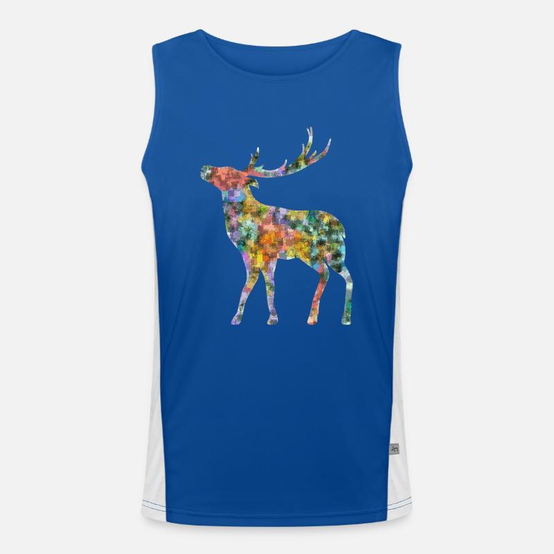 Deer Men's Functional Contrast Tank Top 