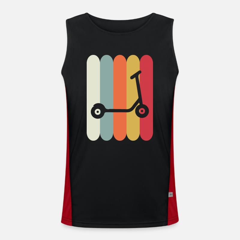 E-Scooter Roller Scooter Débardeur respirant contrasté Homme 