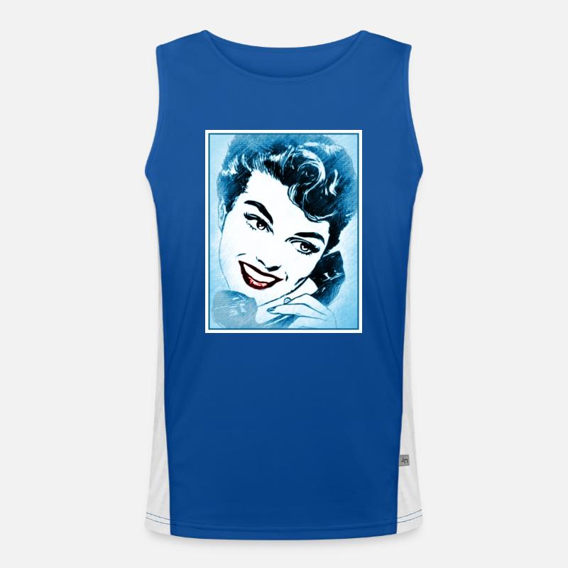 Hello Funktionelles Kontrast-Tank Top für Männer 