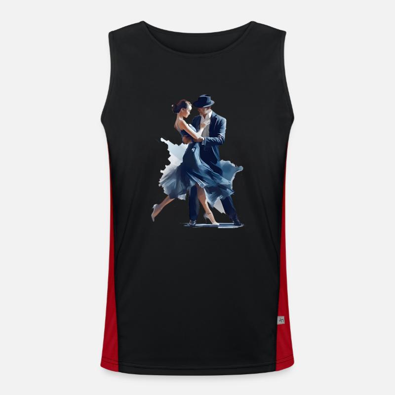 La danse sportive est une forme d’expression créative Débardeur respirant contrasté Homme 