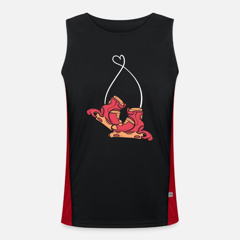 Roller Skating Roller Skates Inline Skates Men's Functional Contrast Tank Top 