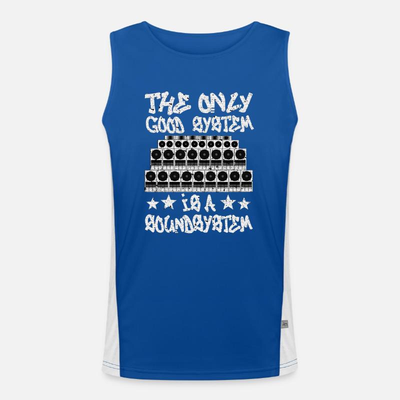 Un bon système est un système de sonorisation Débardeur respirant contrasté Homme 